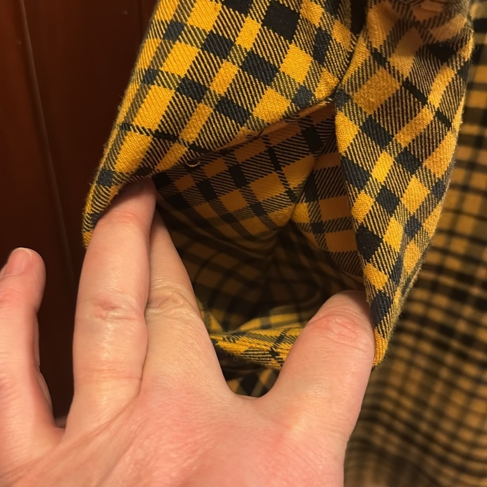 Hot Topic Harry Potter Hufflepuff Plaid Skirtall Size XS - Picture 6 of 9